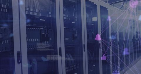 Digital Security and Global Networking in Data Center - Download Free Stock Images Pikwizard.com