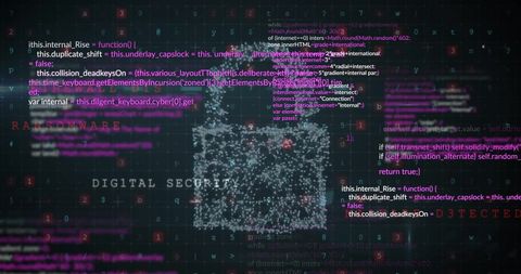 Digital Network Security with Data Protection Symbols - Download Free Stock Images Pikwizard.com