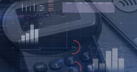 Data Overlaid Payment Terminal with Fintech Concept Visuals - Download Free Stock Images Pikwizard.com