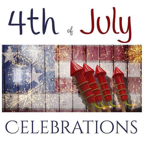 fourth of july celebration banner design with fireworks - Download Free Stock Templates Pikwizard.com