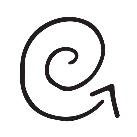 transparent curled black arrow upward vector illustration - Download Free Stock Videos Pikwizard.com