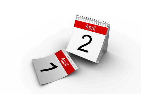Transparent Vector Calendar with April Dates Isolated - Download Free Stock Videos Pikwizard.com