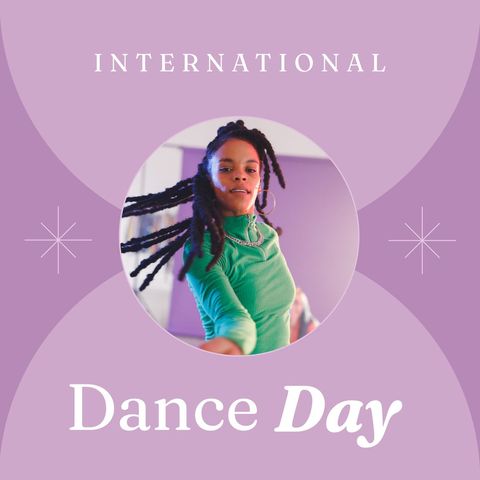 International Dance Day Celebration with Energetic Dancer - Download Free Stock Templates Pikwizard.com