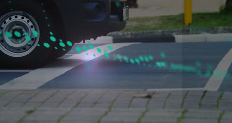 Digital Data Overlay on City Traffic