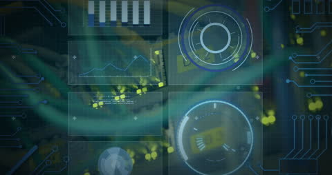 Digital Data Interface with Graphs and Analytics