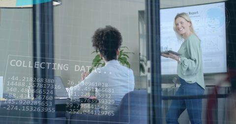 Diverse Professionals Oversee Financial Data Processing in Modern Office - Download Free Stock Images Pikwizard.com