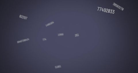Falling Abstract Numbers on Gradient Background - Download Free Stock Images Pikwizard.com