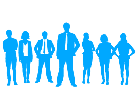 Transparent Business Silhouettes of Team on White Background - Download Free Stock Videos Pikwizard.com