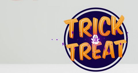 Halloween Tricks and Sweet Treats Digital Design