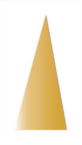 transparent triangular yellow shape icon - Download Free Stock Videos Pikwizard.com