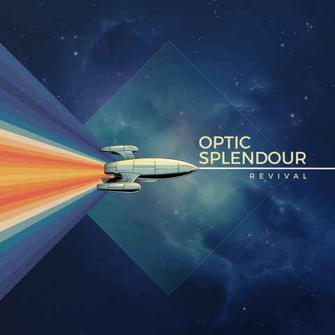 space travel with silver spaceship and rainbow thrust - Download Free Stock Templates Pikwizard.com