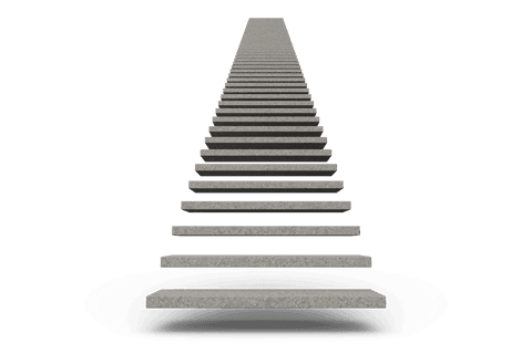 infinity transparent staircase leading upwards - Download Free Stock Videos Pikwizard.com