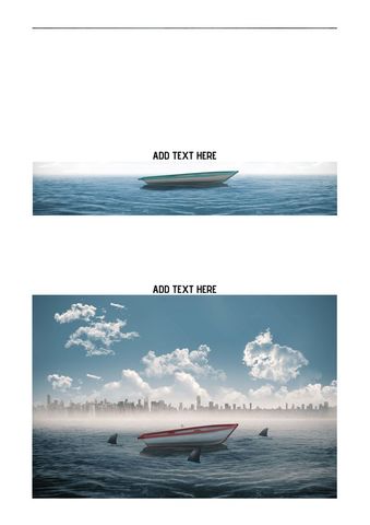 serene boat on vast ocean representing tranquility and isolation - Download Free Stock Templates Pikwizard.com