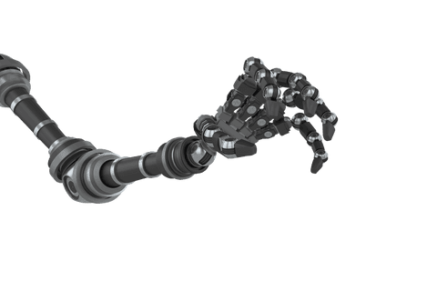 Transparent Illustration of Robotic Arm for Technology Design - Download Free Stock Videos Pikwizard.com