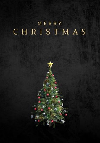 Elegant Christmas Tree with Festive Decorations - Download Free Stock Templates Pikwizard.com