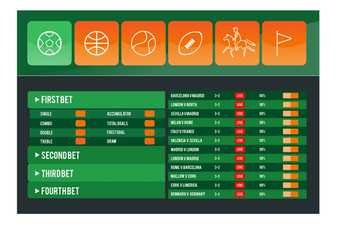 Transparent Digital Sports Betting Screen Illustration - Download Free Stock Videos Pikwizard.com