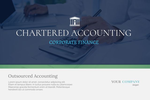 Professional Chartered Accountant Providing Outsourced Corporate Finance Services - Download Free Stock Templates Pikwizard.com