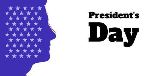 Presidents Day Illustration with American Flag Silhouette - Download Free Stock Images Pikwizard.com