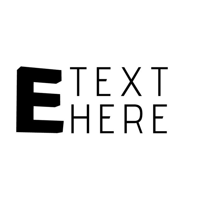 Modern Bold E_TEXT_HERE Template for Brand Promotion - Download Free Stock Templates Pikwizard.com