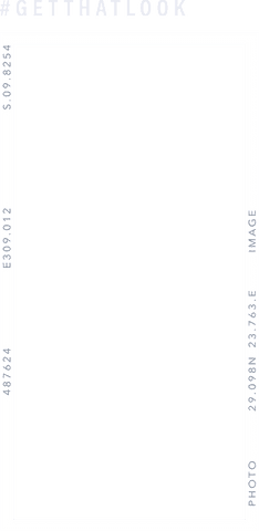Minimalist transparent frame featuring #getthatlook design