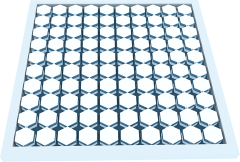 Modern Transparent Hexagonal Solar Panel Grid Design - Download Free Stock Videos Pikwizard.com
