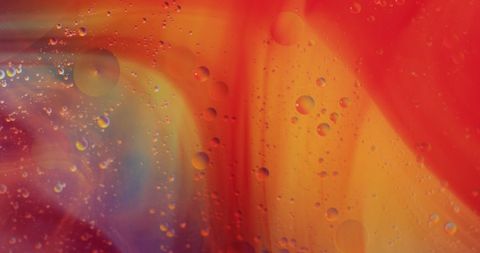 Abstract Vivid Fluid Patterns with Floating Bubbles - Download Free Stock Images Pikwizard.com