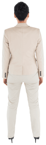 rear view businesswoman isolated transparent background - Download Free Stock Videos Pikwizard.com