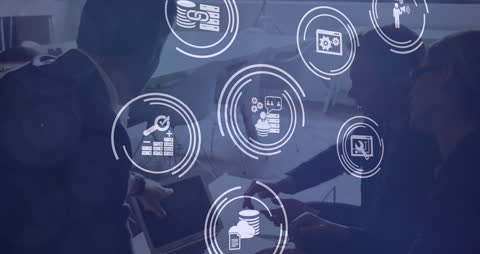 Collaboration and Digital Network Overlay in Business Meeting