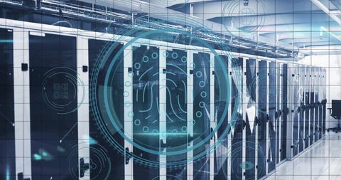 Futuristic Data Processing in High-Tech Servers with Augmented Reality - Download Free Stock Images Pikwizard.com