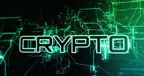 futuristic crypto design with neon green elements - Download Free Stock Images Pikwizard.com