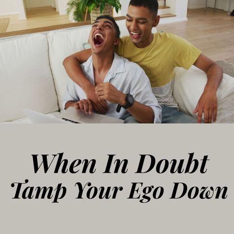 Diverse Gay Couple Celebrating and Laughing Together - Download Free Stock Templates Pikwizard.com