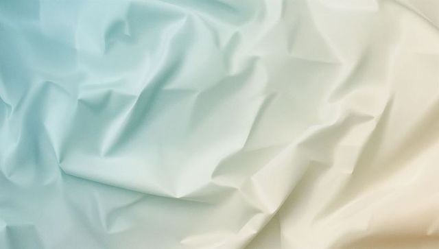 Crumpled Gradient Sheet with Soft Light and Textured Folds
