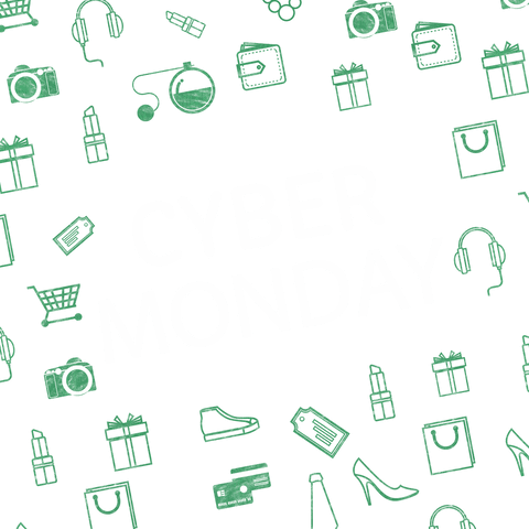 transparent cyber monday shopping icons pattern illustration - Download Free Stock Videos Pikwizard.com