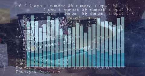 Global Education: Digital Interface with Data Analysis Concept