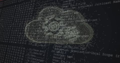 Abstract Digital Cloud Network with Overlapping Code