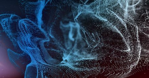 Glowing Blue Mesh Over Dark Background in Motion - Download Free Stock Images Pikwizard.com