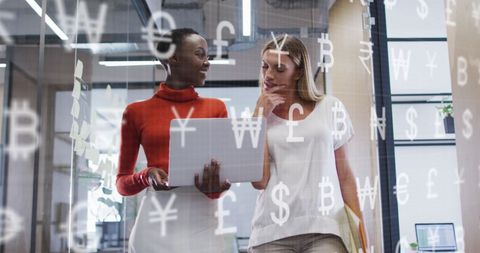 Global Financial Technology Discussion at Modern Office