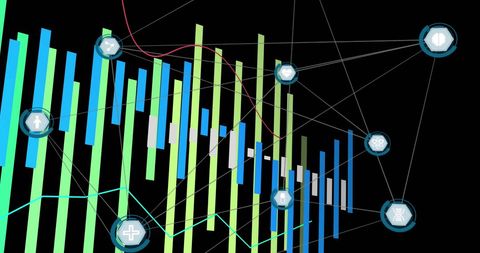 Innovative Digital Data Analysis and Connectivity - Download Free Stock Images Pikwizard.com