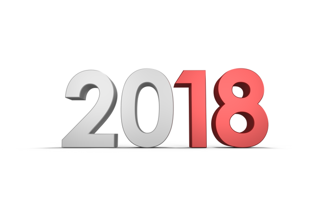 2018 Red Gray Numbers Transparent Background - Download Free Stock Videos Pikwizard.com