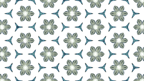Transparent Seamless Floral Pattern Modern Style Design