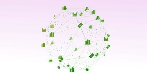 Digital Network Icons Connecting Over Spinning Globe - Download Free Stock Images Pikwizard.com
