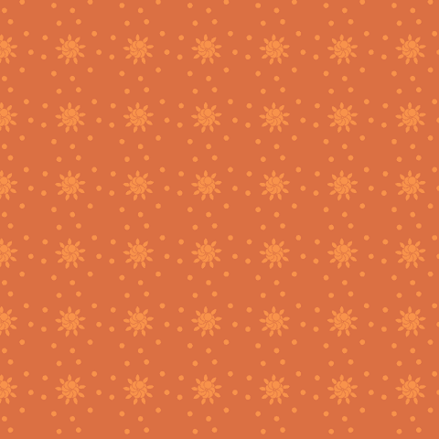 floral transparent pattern with orange flowers and dots - Download Free Stock Videos Pikwizard.com
