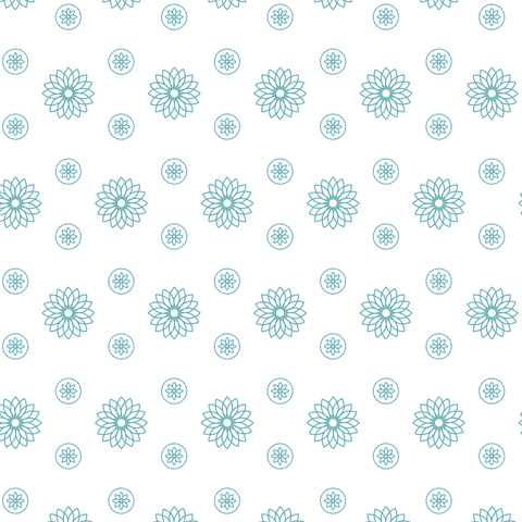Blue Floral Pattern Design on Transparent Background - Download Free Stock Videos Pikwizard.com