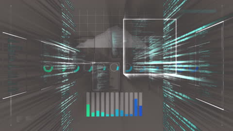 Futuristic Financial Data Analysis with Holographic Elements