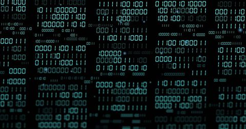 Binary Code on Digital Screen for Data Analysis Concept - Download Free Stock Images Pikwizard.com