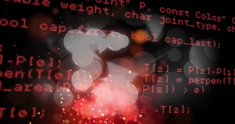 Festive Lights Blending with Digital Code