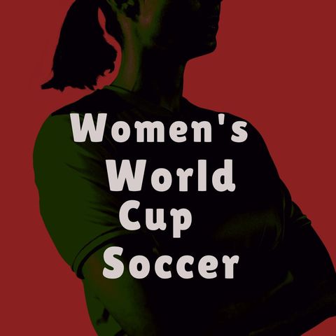 women's world cup soccer silhouette with empowering message - Download Free Stock Templates Pikwizard.com