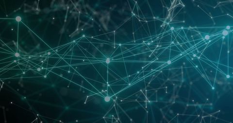 Abstract Network Connectivity Concept on Dark Background - Download Free Stock Images Pikwizard.com