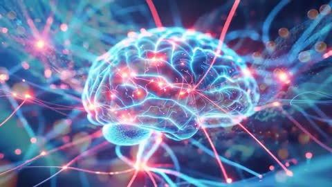 Futuristic Neural Network Brain in Digital Realm