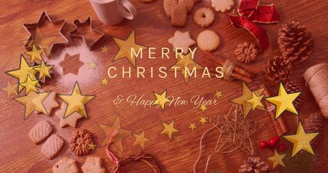 Festive Christmas Decorations and Treats Celebration Card - Download Free Stock Images Pikwizard.com